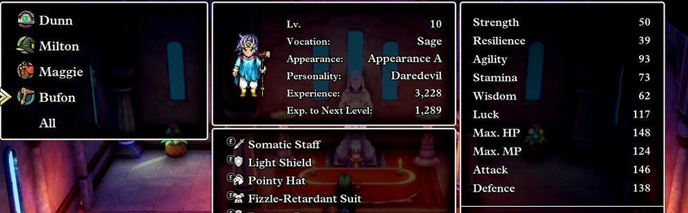 Dragon Quest III HD-2D Remake: How Personalities Work