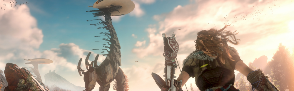 See Aloy take down a ThunderJaw in Horizon Zero Dawn