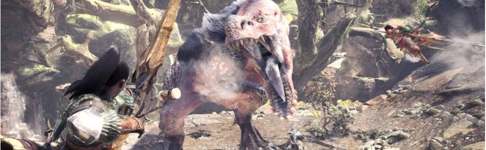 More footage showing Monster Hunter: World's battles, character creation, and more