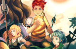 Chained Echoes is a 16-bit style fantasy RPG with mechs to be showcased at the Gamescom Indie Arena Booth Online, set to release in Q4 2021