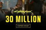 Cyberpunk 2077 surpasses 30 million units sold; Phantom Liberty expansion exceeds 8 million