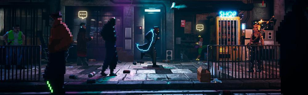 Pixel art noir detective RPG Neon Blood launches on November 26 for consoles and PC