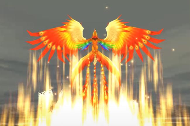 Phoenix, a GF that can be summoned with an item in FF8.