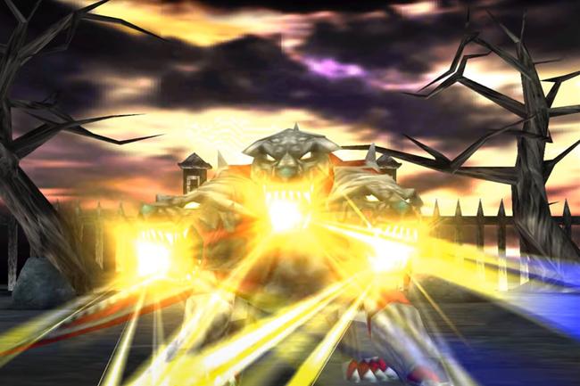 Cerberus, the three-headed dog GF in FF8.