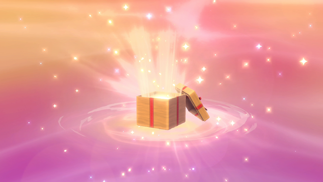 A Mystery Gift in Pokemon Legends Arceus.