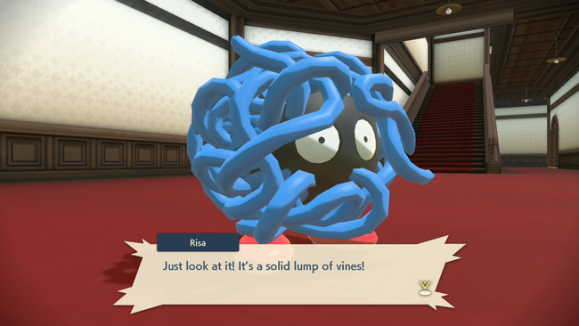 Tangela, the solution Pokemon to Request 37.
