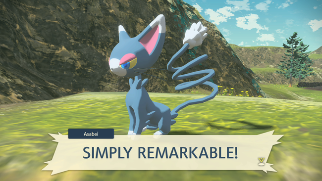 Glameow, the Pokemon that's the solution to Quest 41.