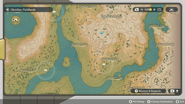 Finding Wanda one last time, in the Obsidian Fieldlands, where she's been attacked by Paras.
