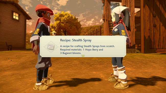 A crafting recipe in Pokemon Legends Arceus used to help with catching Pokemon.