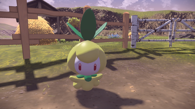The Three Leaf Pokemon as described in the quest is Petilil, which has three Bitter Leaves on its head.