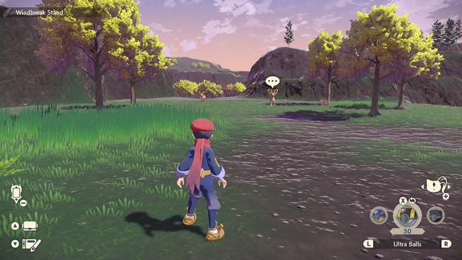 A Stantler, found in it's natural habitat in the Cobalt Coastlands.