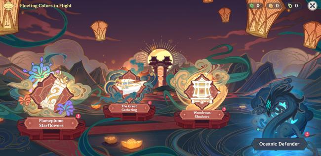 The key art for Genshin Impact's Lantern Rite 2022 event series.
