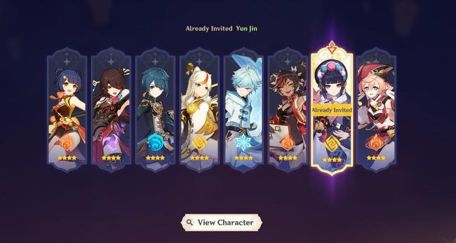 The Liyue characters available in the Lantern Rite Prosperous Partnership rewards.