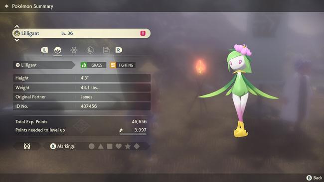 Your new Hisuian Lilligant, in all it's gallant glory.