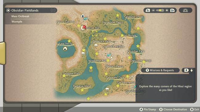 Mass Outbreaks will always show their location on a region's map
