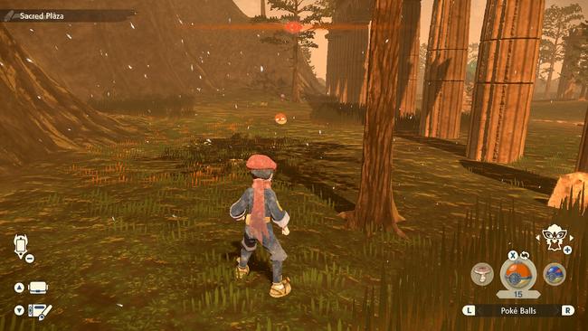An Hisuian Voltorb, in its natural habitat