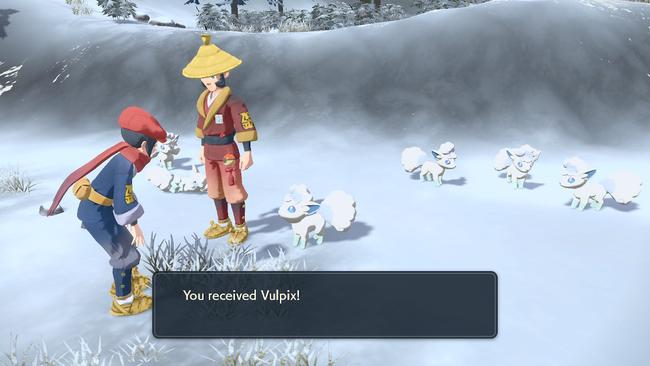 Receiving your Alolan Vulpix