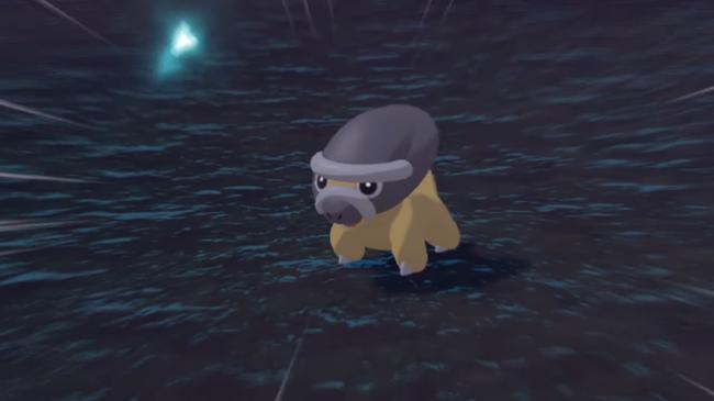 Shieldon, the other of the basic Fossil Pokemon in Legends Arceus