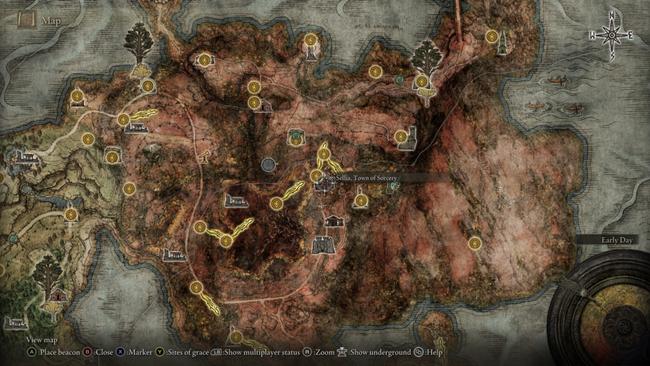 One Imbued Sword Key is hidden in Sellia, Town of Sorcery, in Caelid.
