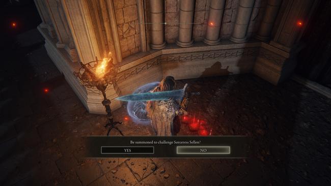 At the end of the quest, you'll have to make a choice using summon signs - Sellen or Jerren.