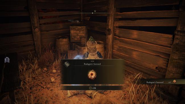 Obtaining Radagon's Soreseal, a particularly powerful piece of Elden Ring gear.