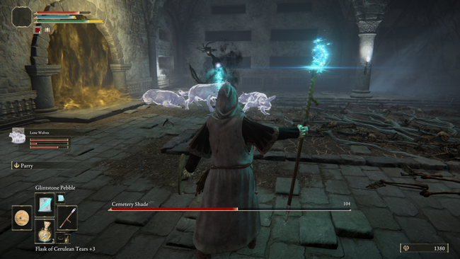 You'll need to defeat the boss of the Tombsward Catacombs to get Lhutel the Headless, but it's not too tough.