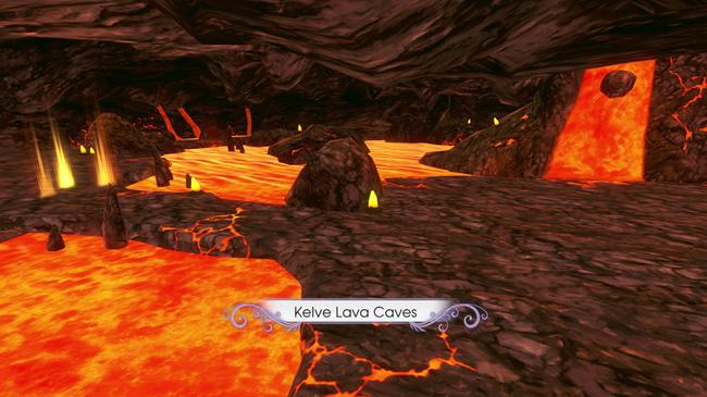 Monsters in the Kelve Lava Cave area in Rune Factory 5.