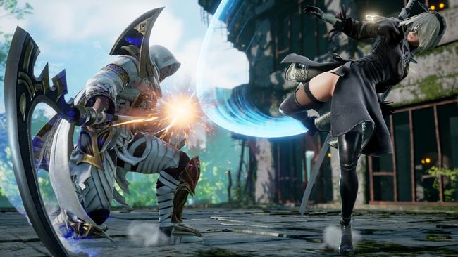 The best of the crossovers is arguably 2B's appearance in SoulCalibur VI.
