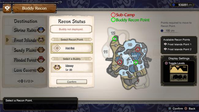 Sub-camps and Buddy Recon for the Frost Islands