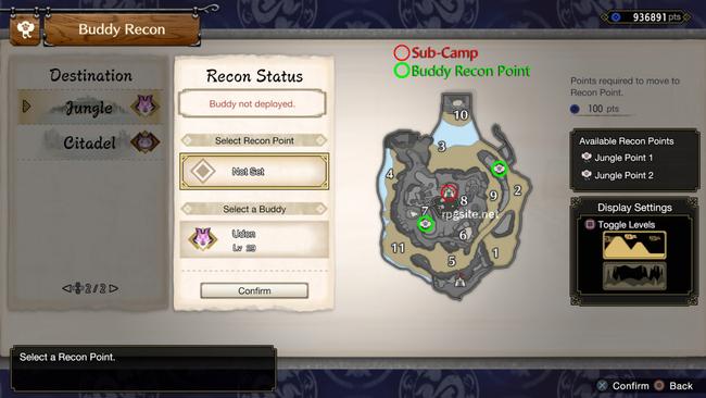 Sub-camp and Buddy Recon for the Jungle