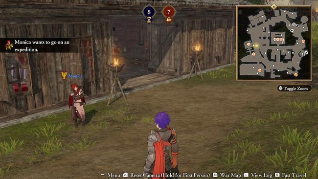 Though you can do it any time, Three Hopes actually prompts you when a character is ready for an Expedition.