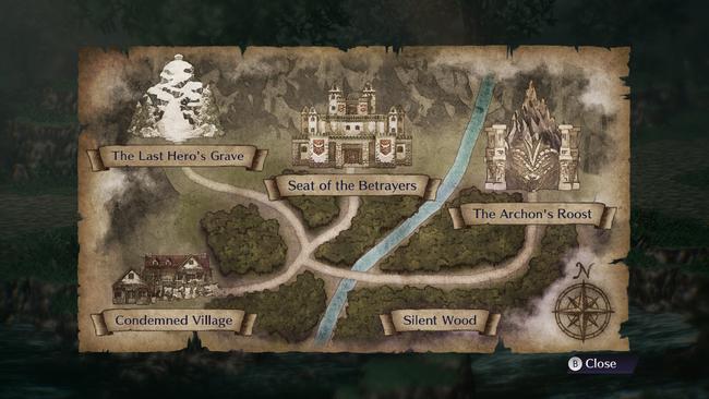 This map might look familiar, but for Live A Live's final chapter, the world has changed... and not for the better. Now, you must recruit your party, who are otherwise scattered across this land.