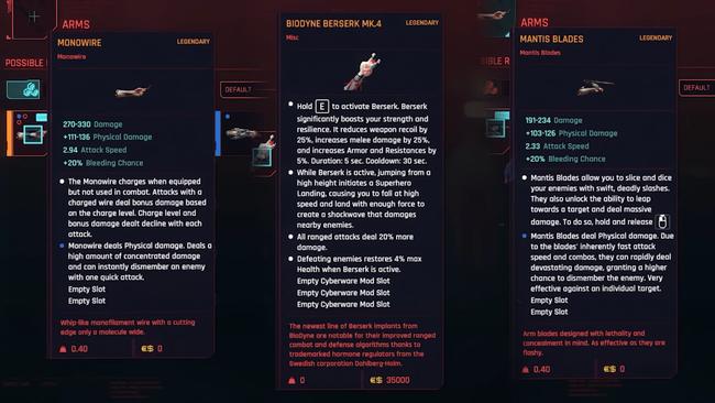 Cyberpunk 2077 Legendary Cyberware and hacks are much less hard to find following the recent updates, but they're still very much worth your while - they can make V absolutely brutal in combat.