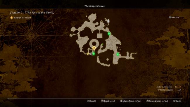Valkyrie Elysium Verdant Blossom Chapter 9 Map