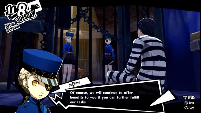 The Twin Wardens Strength confidant requires solving small mini-puzzles to progress.