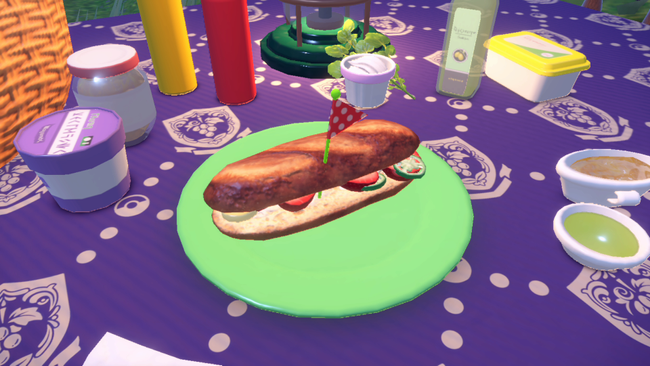 Creating the Pokemon Scarlet & Violet Egg Power Sandwich buff requires using the right ingredients.