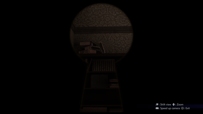 Count the books not on the bookcase to get one of the Crisis Core Shinra Manor Safe code digits.