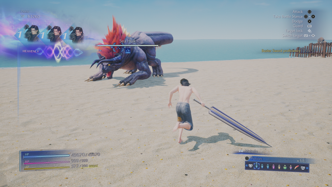 The Sea Hulk is difficult enemy, but beating it is just a matter of strategy.