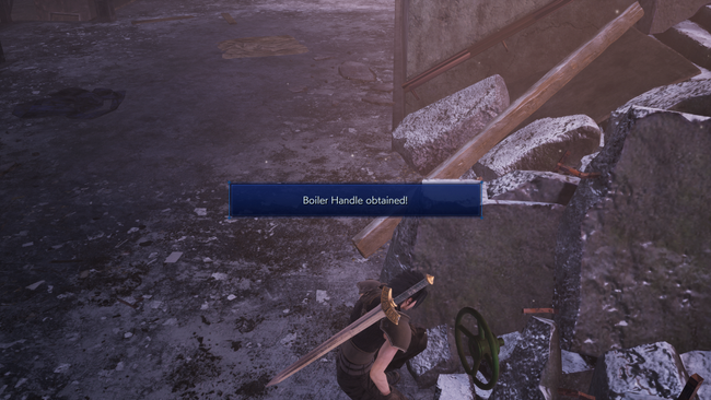 Once you find the Boiler Handle, you can solve one of Crisis Core's many small puzzles.