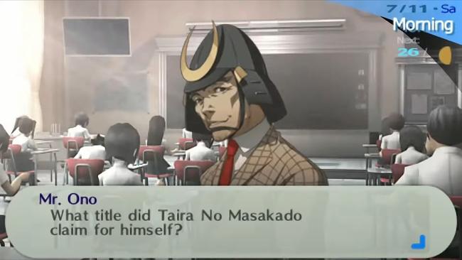 The school questions and exam tests are set by different teachers on a range of different topics, but Persona 3 gives you the answers to all of them if you pay attention. If not, there's this guide!