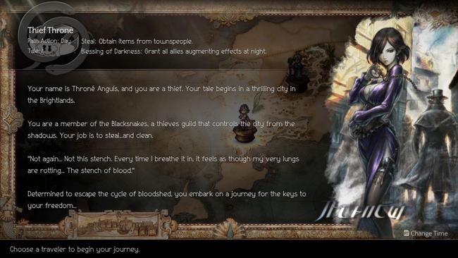 Throne is our pick for the best starting character in Octopath Traveler 2. 