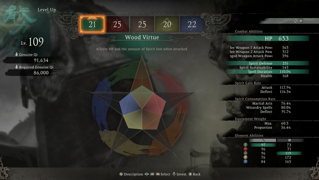 Wo Long's Wood Virtue