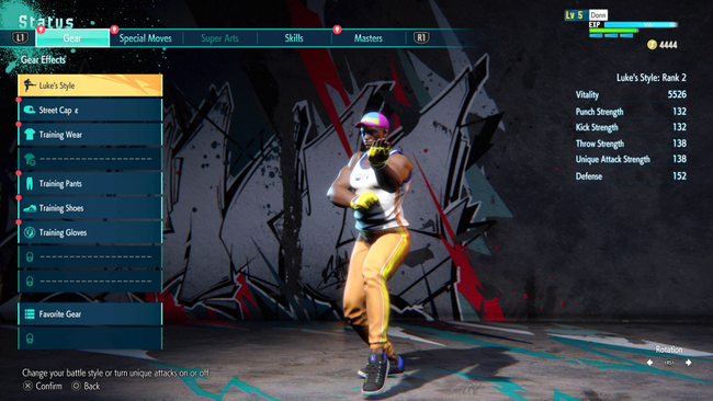 Street Fighter 6's World Tour features fully-fledged RPG stats.