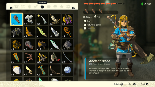 The Ancient Blade is a new item in Tears of the Kingdom - but its function is actually familiar. Here, we explain how to use them - and how to farm more.