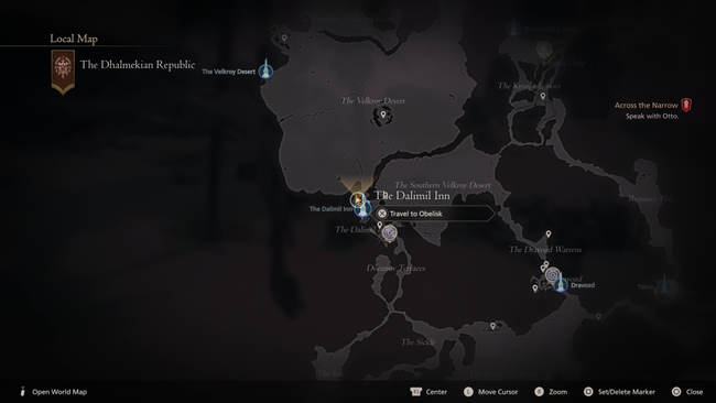 The Tricephalic Terror hunt target is located here, in the Velkroy Desert.