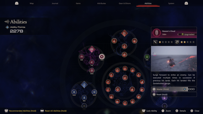 Mastering Abilities in FF16 is powerful indeed - but it's not a simple power boost to your skills, but something more important.