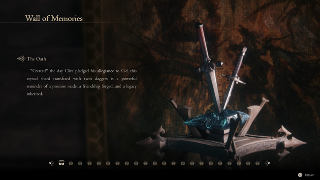 Just two of the Curiosities for the Wall of Memories unlock automatically; you'll have to seek the rest out.