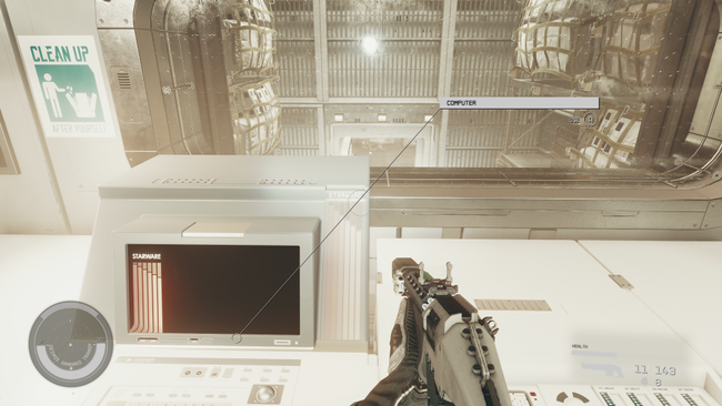 Once you get to the depths of the ship, you can open the locked door.