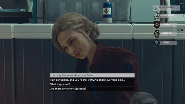 If you head to The Eye, you'll find one character gravely injured, but save their life.