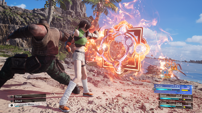 Team-up attacks are theoretically available between any two characters, and all appear to be unique.